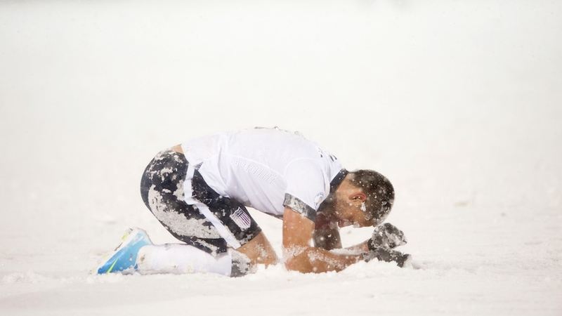 Illustration for article titled Snow Clash: Watching Soccer Get Weird At 5,000 Feet